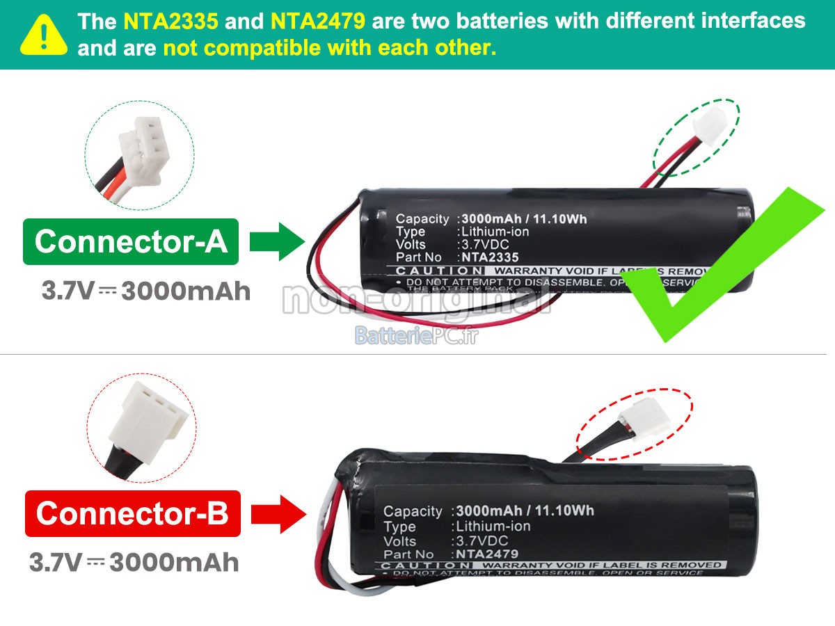 batterie pour Logitech MM50
