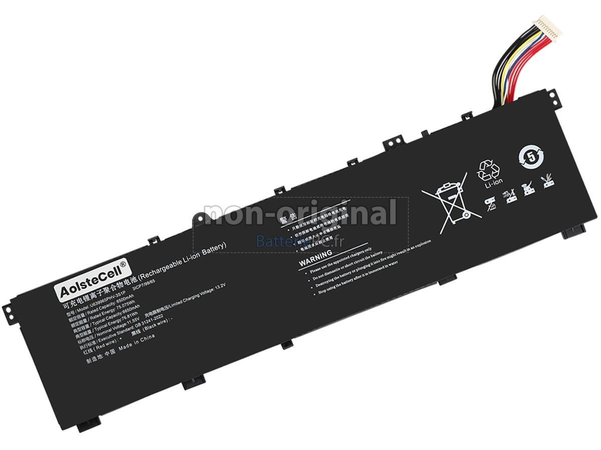 batterie pour Machenike U639965PHV-3S1P