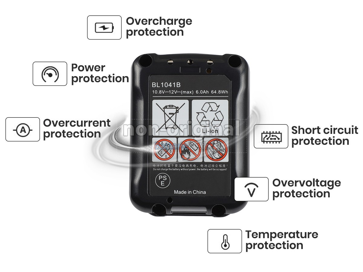 batterie pour Makita BL1015B