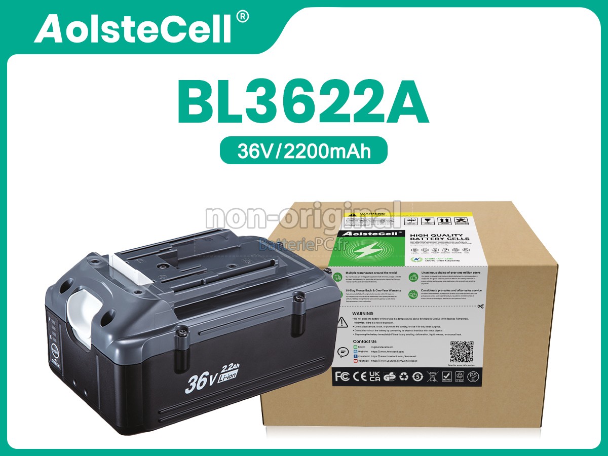batterie pour Makita BL3622A