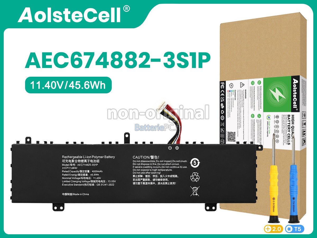 batterie pour Mechrevo AEC674882-3S1P