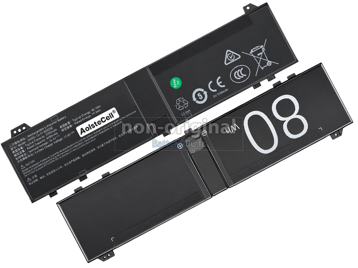 batterie pour Mechrevo YAOSHI 16PRO