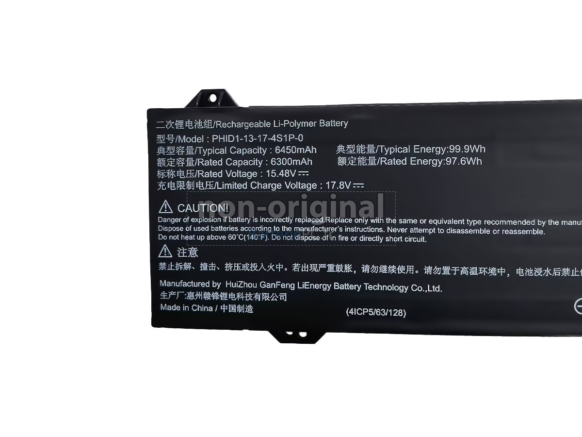 batterie pour Mechrevo PHID1-13-17-4S1P-0