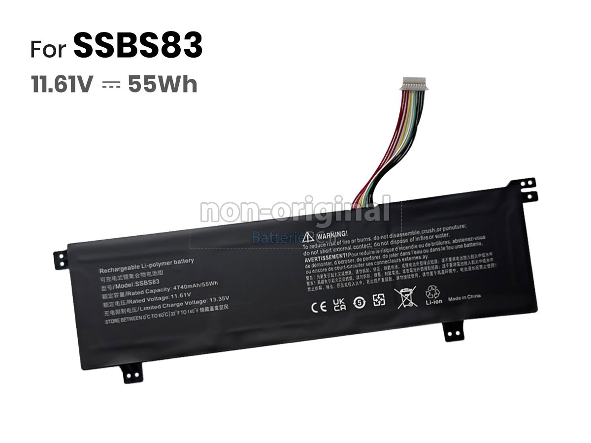 batterie pour Mechrevo SSBS83