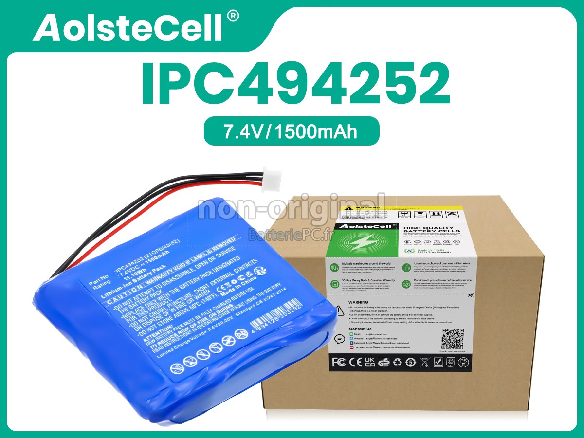 batterie pour Medcaptain IPC494252
