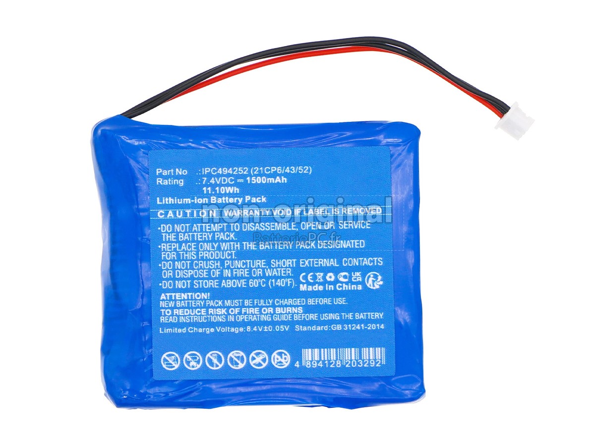 batterie pour Medcaptain IPC494252