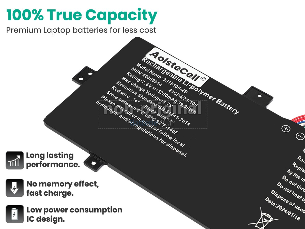 batterie pour Medion 3878106-2S
