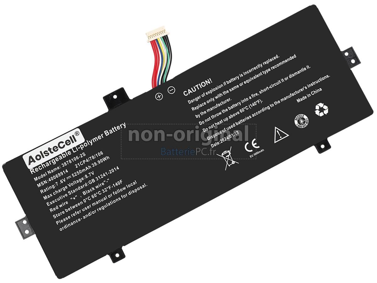 batterie pour Medion 3878106-2S