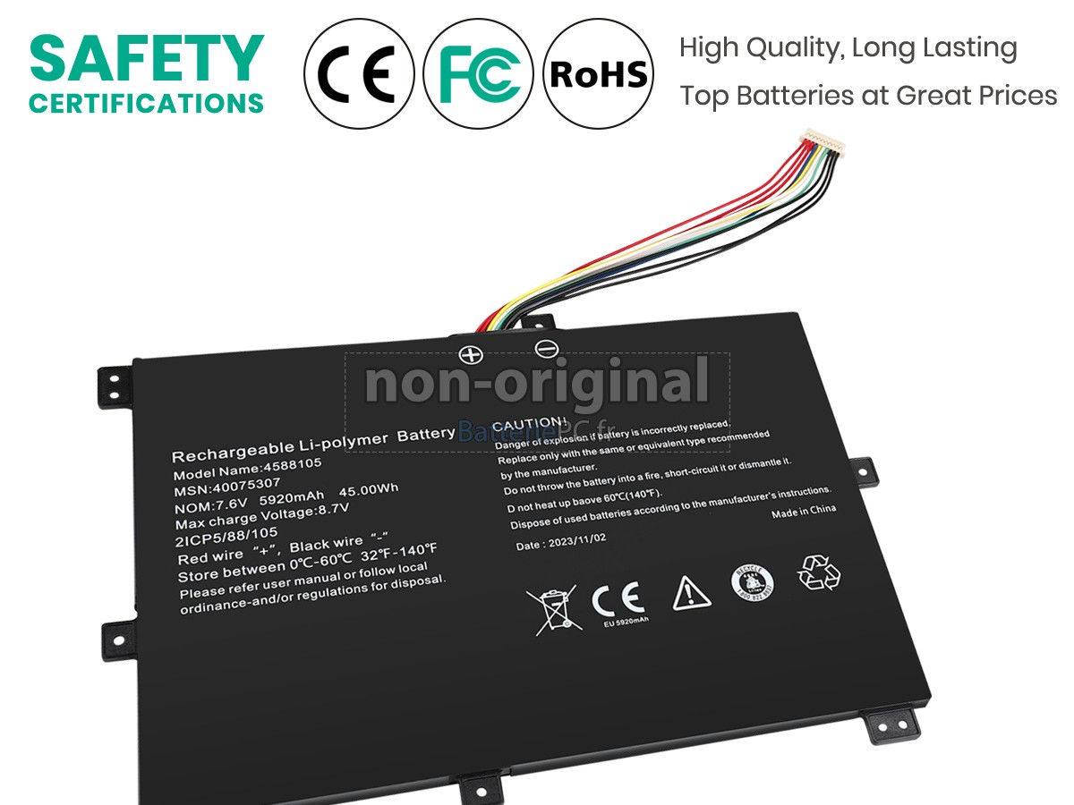 batterie pour Medion WINBOOK CW140