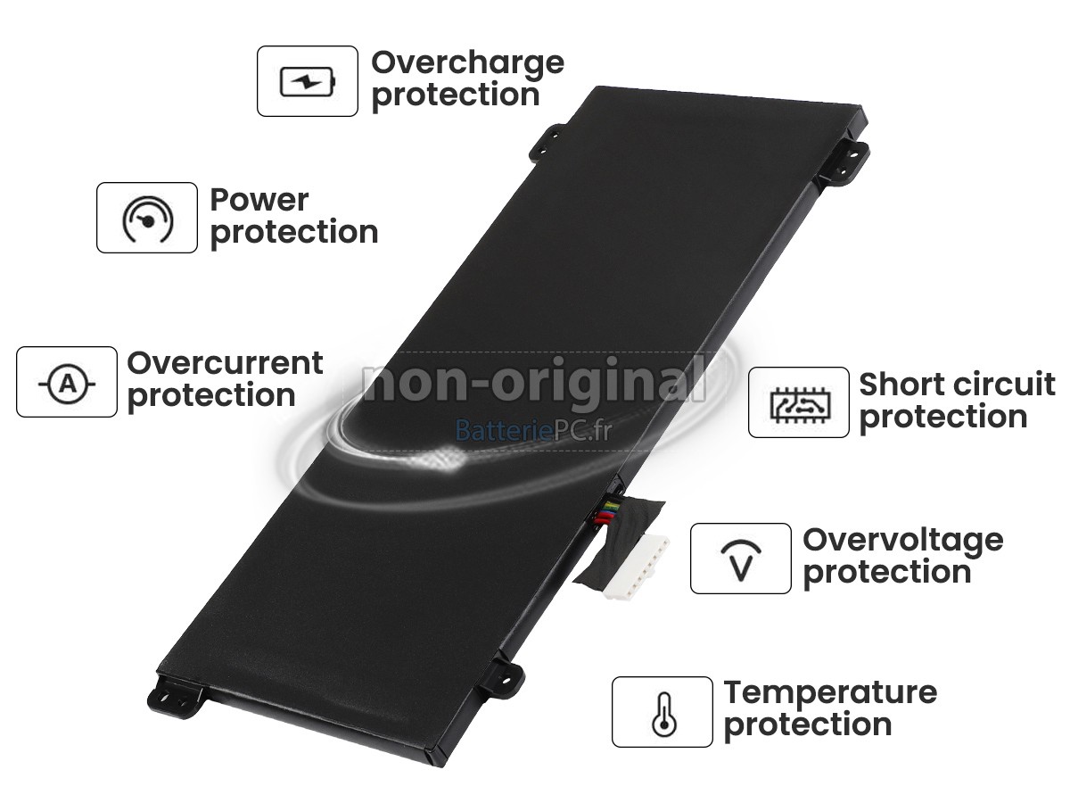 batterie pour Medion Akoya E6245 (M15GUN)