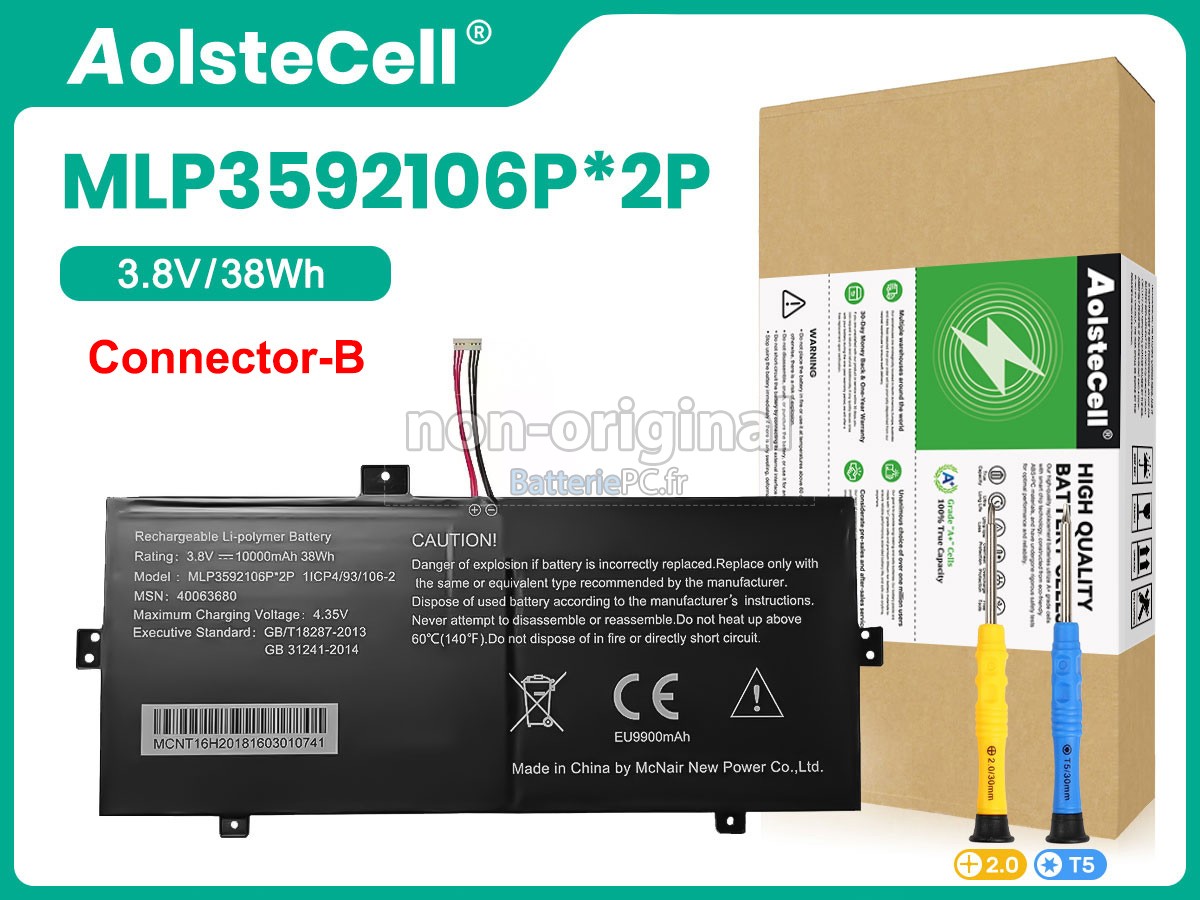 batterie pour Medion Akoya E2228T(MSN 30025250)