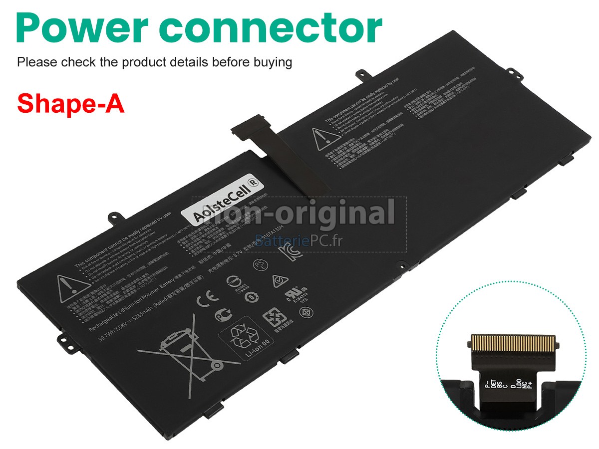 batterie pour Microsoft Surface LAPTOP STUDIO 1943
