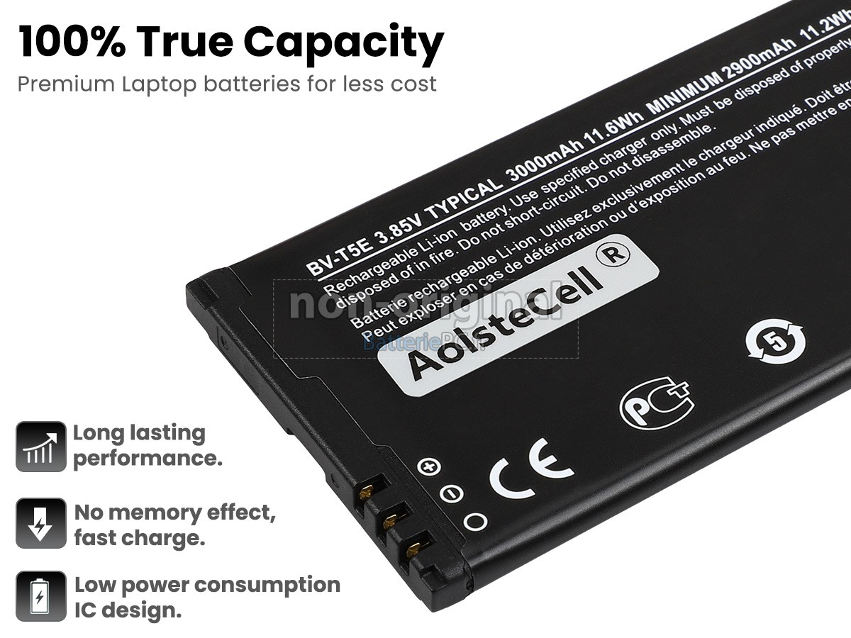 batterie pour Microsoft BVT5E