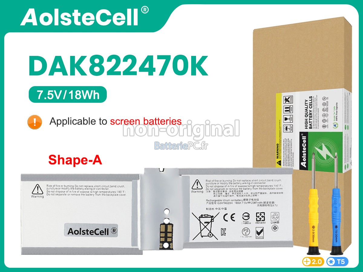 batterie pour Microsoft Surface BOOK 2 1832