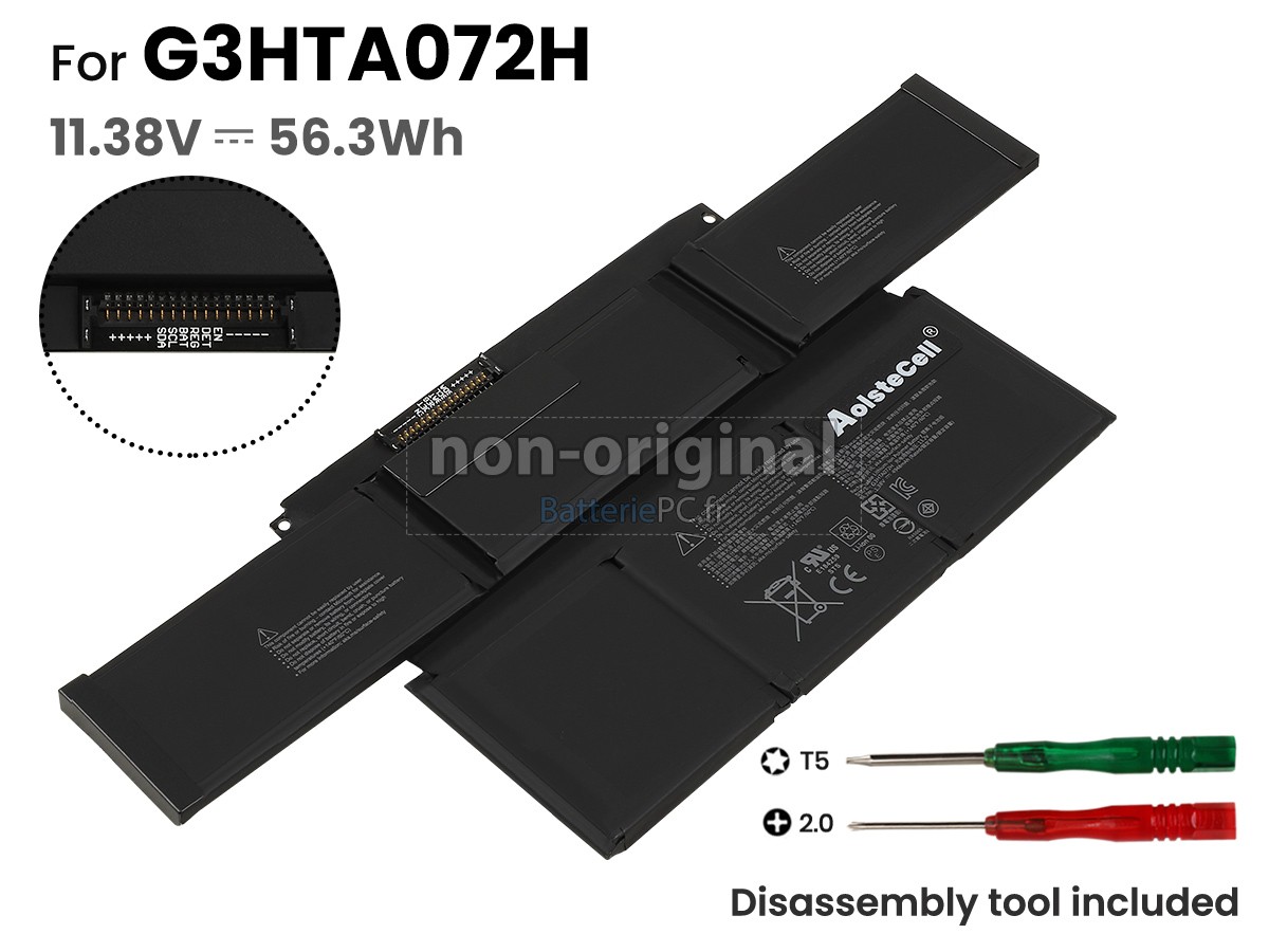 batterie pour Microsoft G3HTA072H