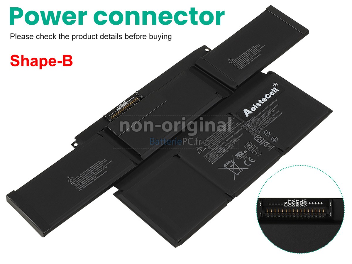 batterie pour Microsoft Surface LAPTOP STUDIO 1943