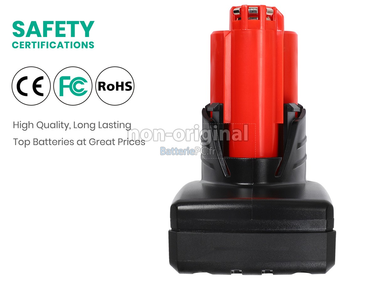 batterie pour Milwaukee 48-11-2420