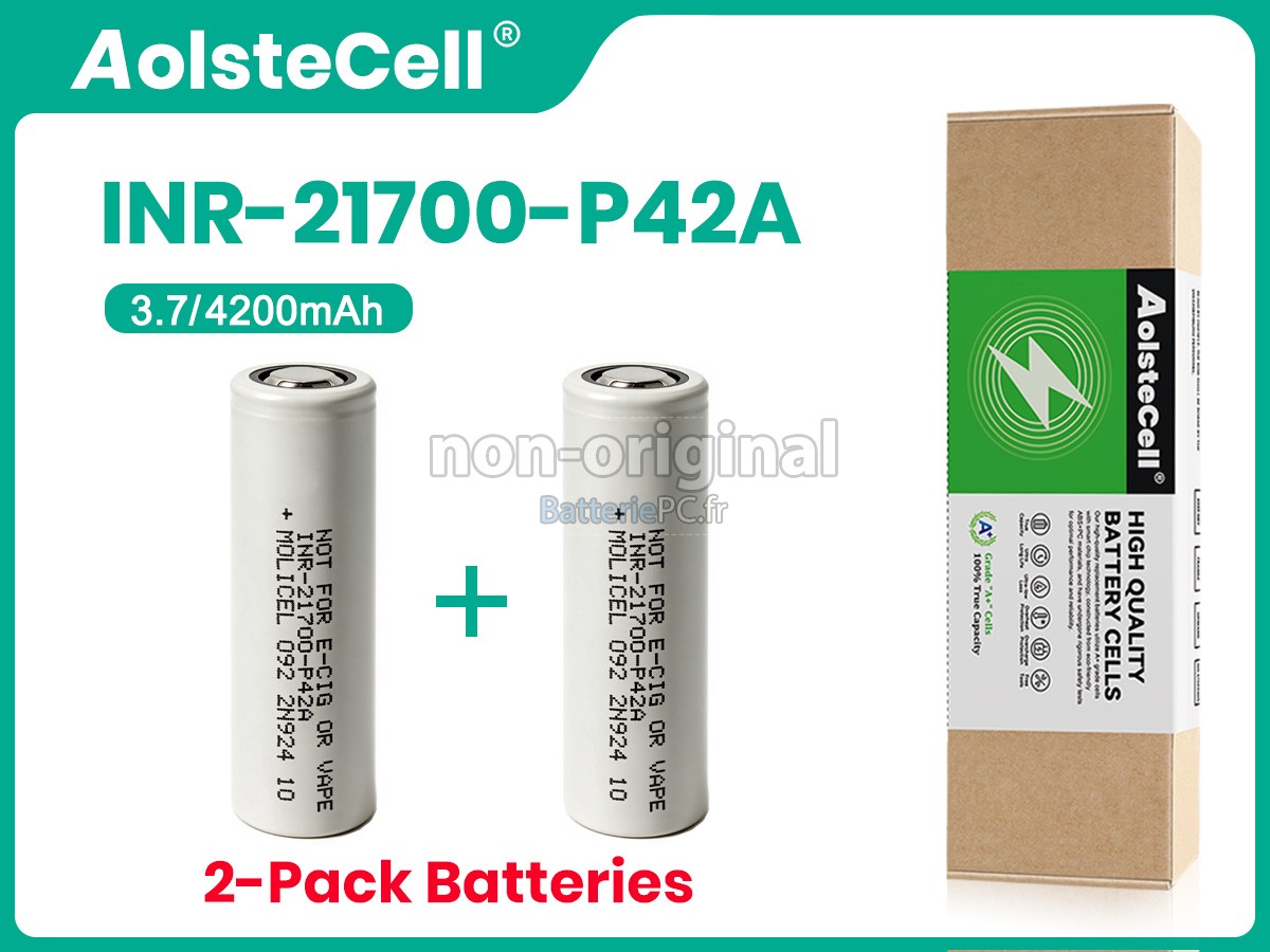batterie pour Molicel INR-21700-P42A