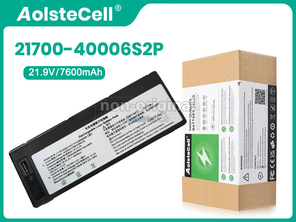 batterie pour MOOER 3PLUSX