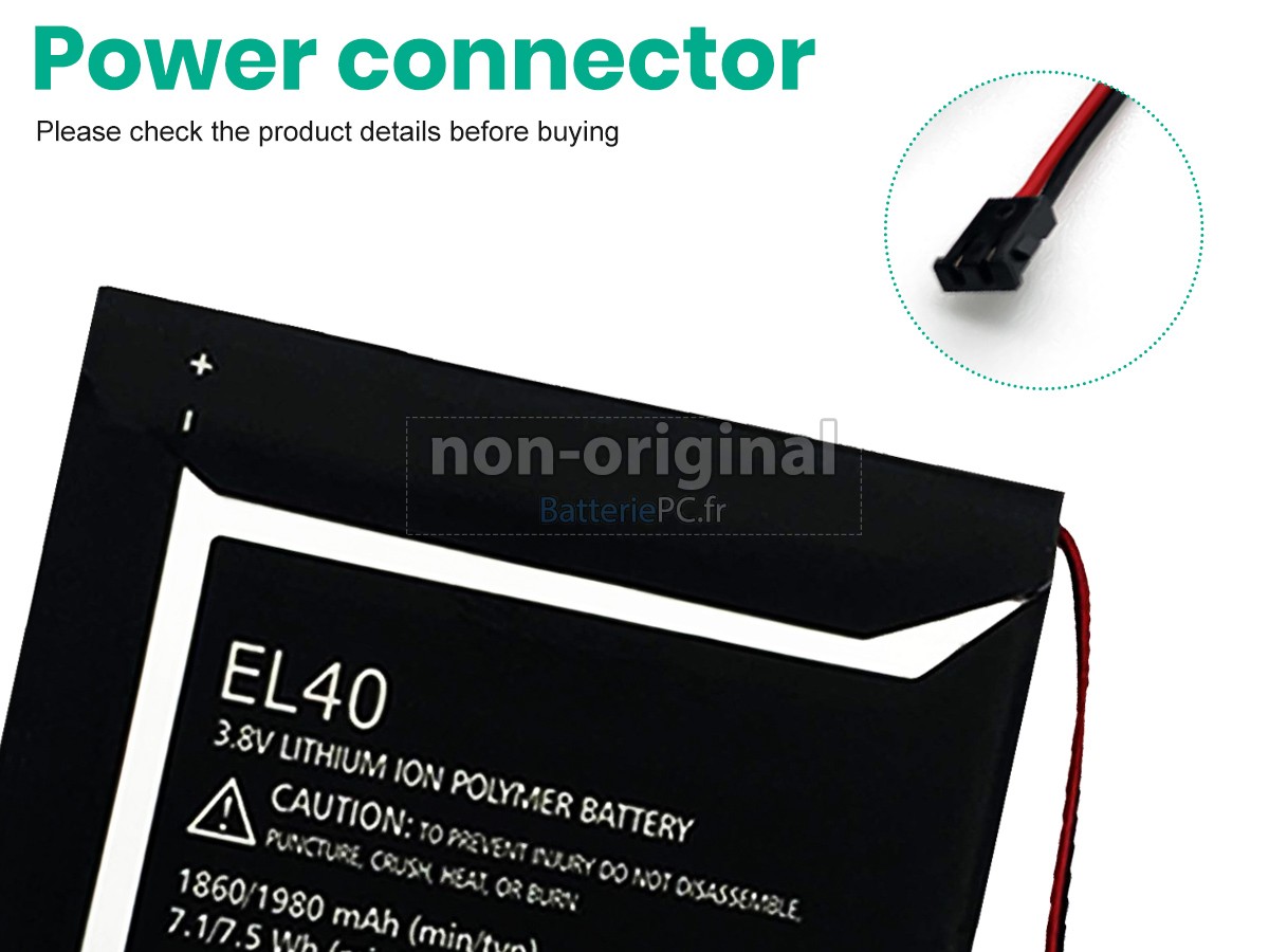 batterie pour Motorola EL40