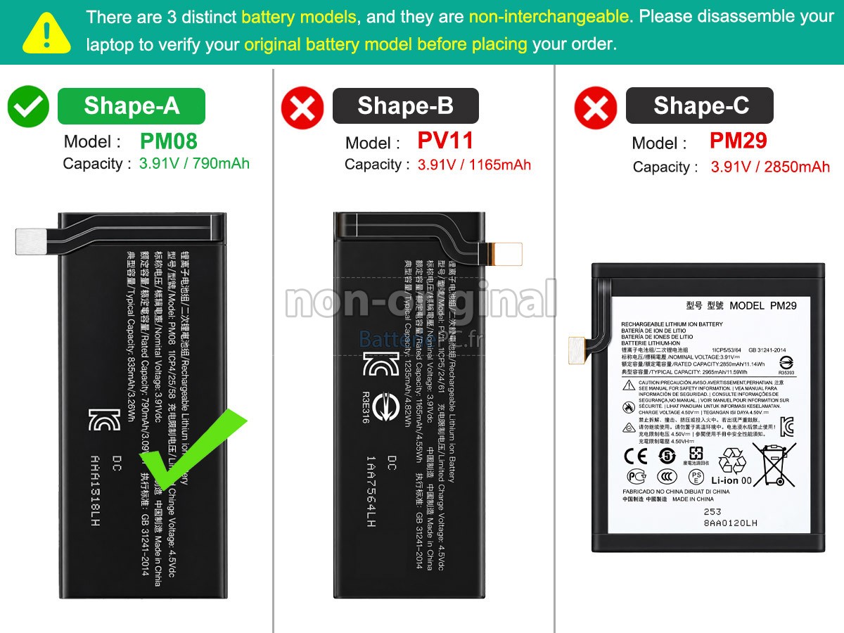batterie pour Motorola RAZR 40 ULTRA (2023)