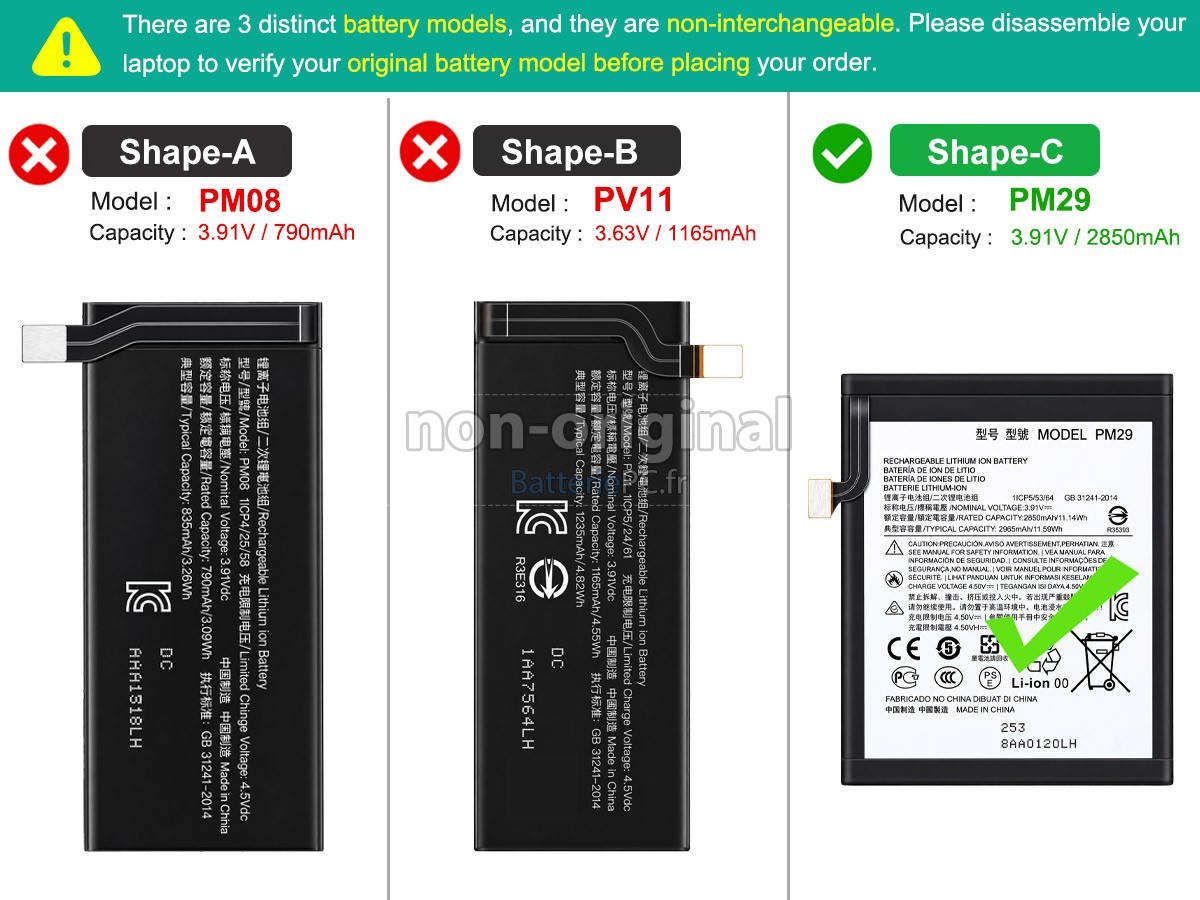 batterie pour Motorola RAZR 40 ULTRA (2023)