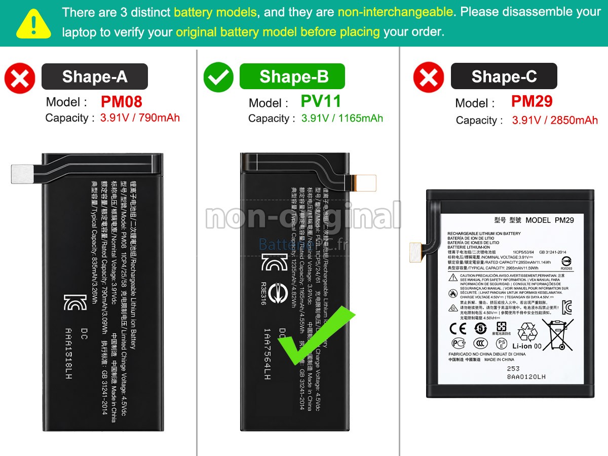 batterie pour Motorola RAZR 40 ULTRA (2023)