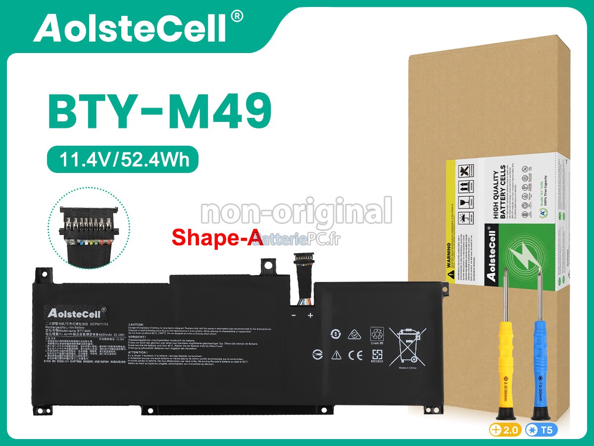 batterie pour MSI PRESTIGE 14 A12UC-210PL
