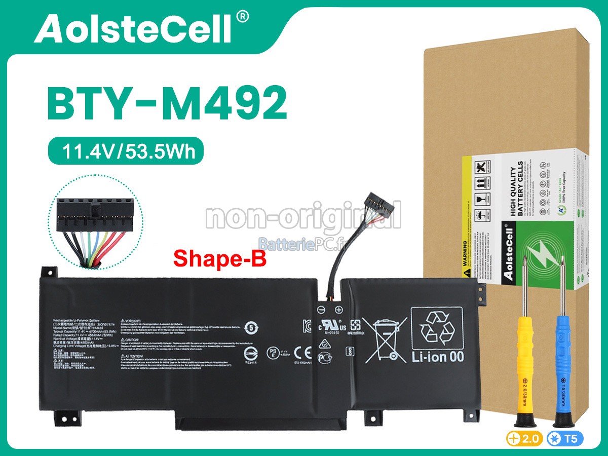 batterie pour MSI PRESTIGE 14 A12UC-210PL