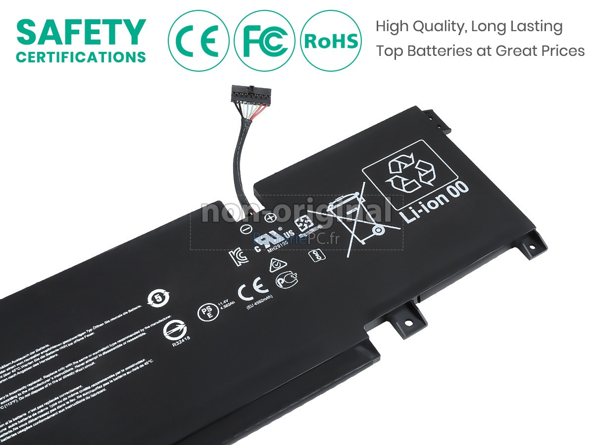 batterie pour MSI PRESTIGE 14 A12UC-210PL