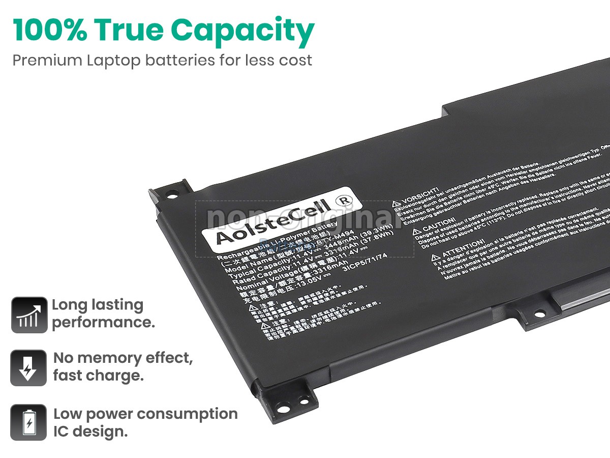 batterie pour MSI MODERN 15 A10RB-045HK
