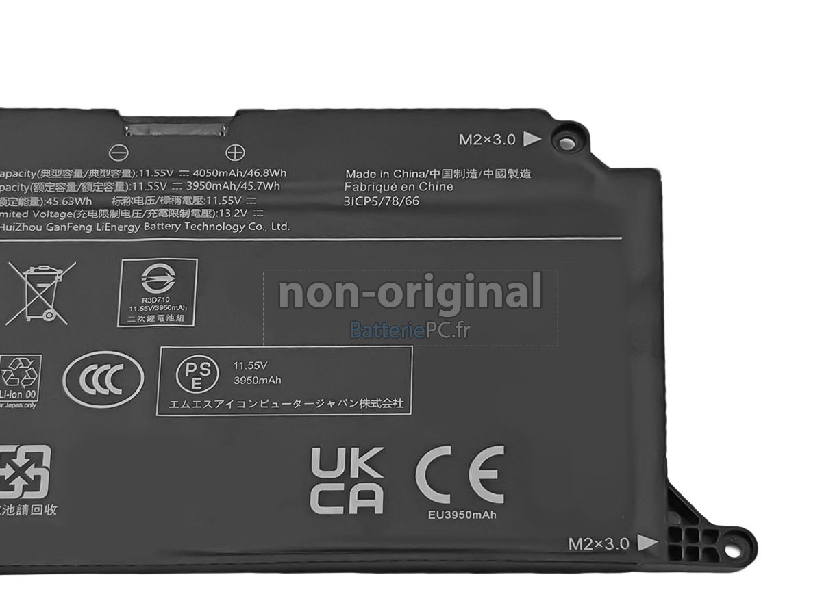 batterie pour MSI BTY-M4B
