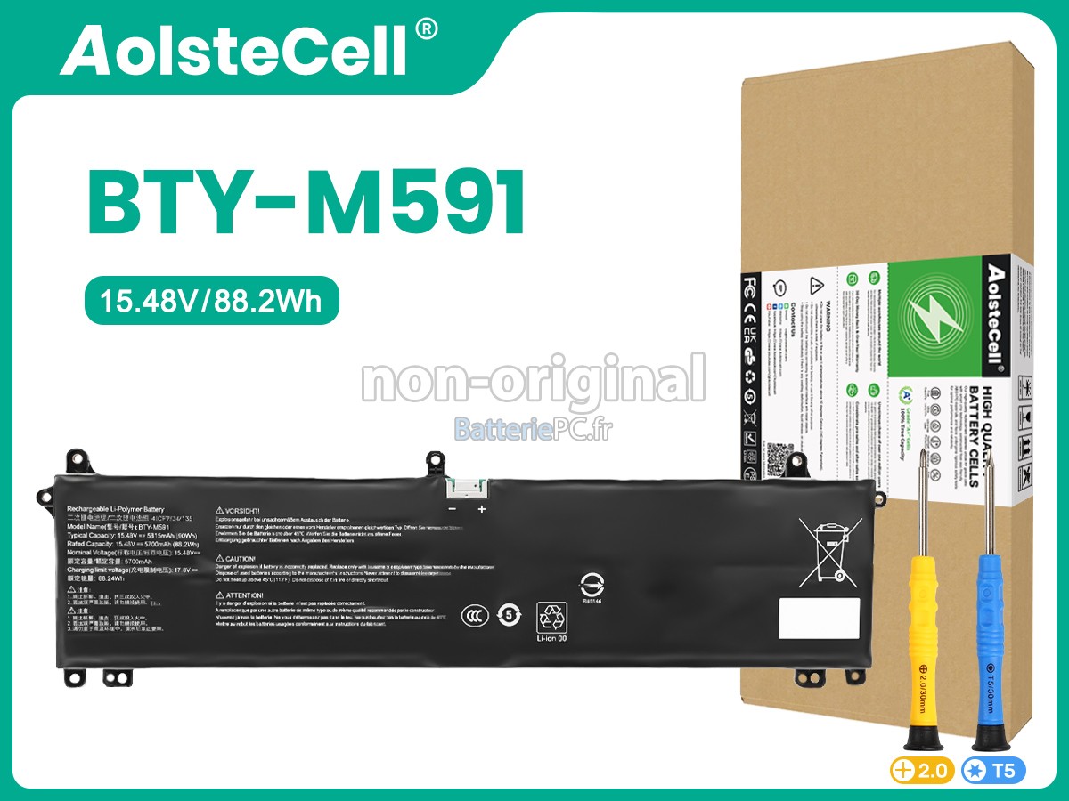 batterie pour MSI BTY-M591
