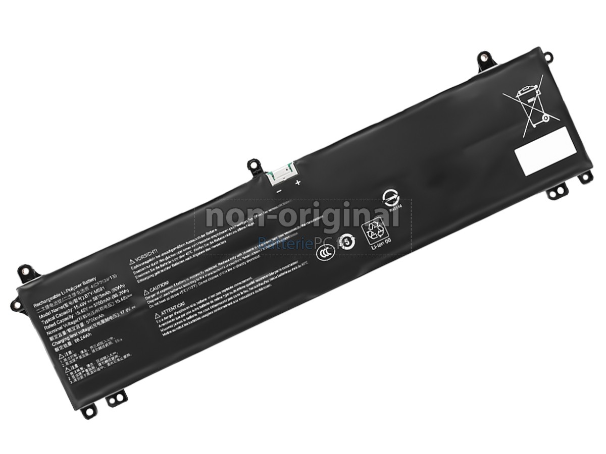 batterie pour MSI BTY-M591