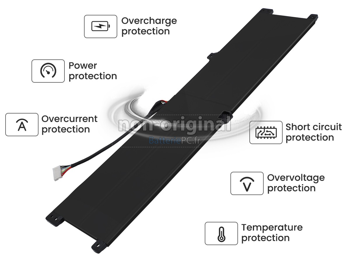 batterie pour MSI CREATOR M16 HX C14VGG-071IT