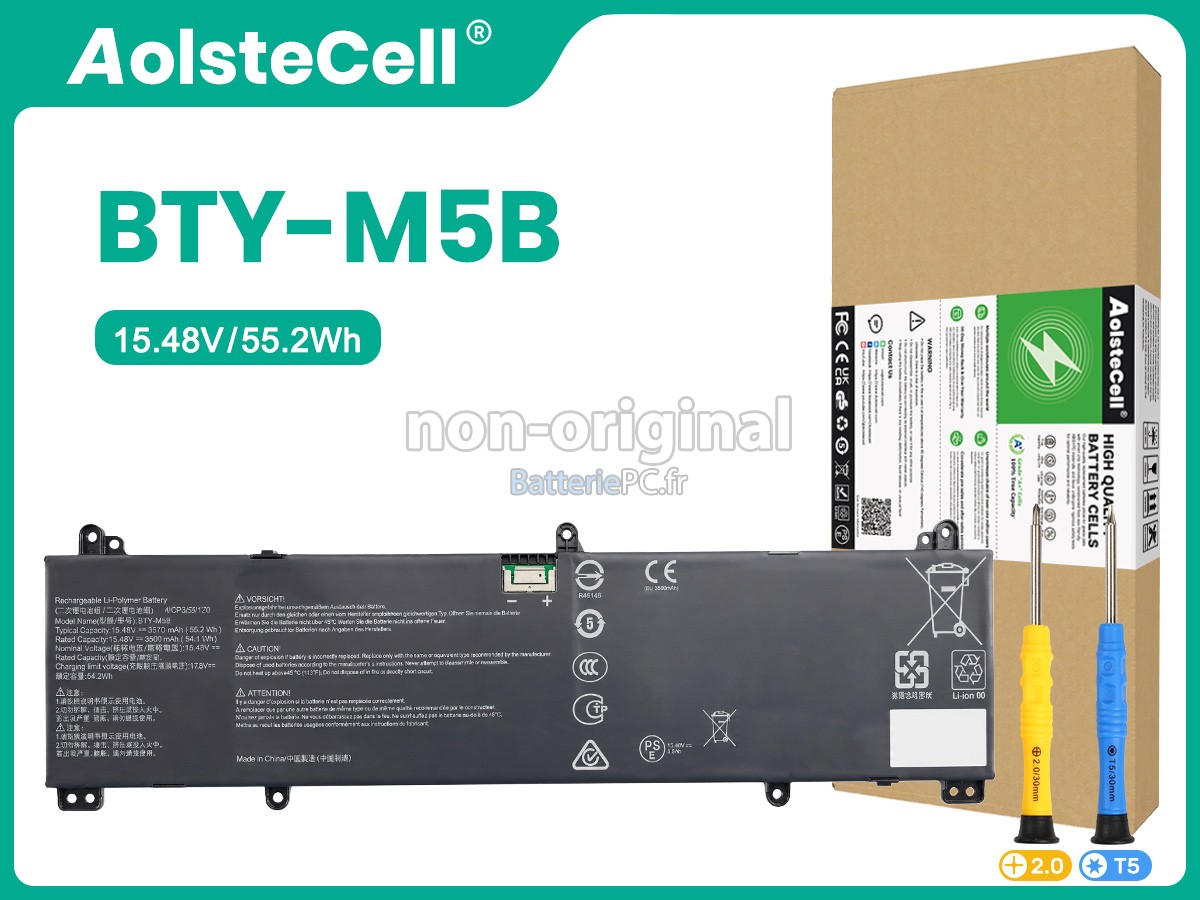 batterie pour MSI CYBORG A15 AI B2HWEKG-029XKR