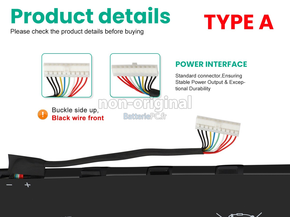 batterie pour MSI STEALTH GS77 12UE-046