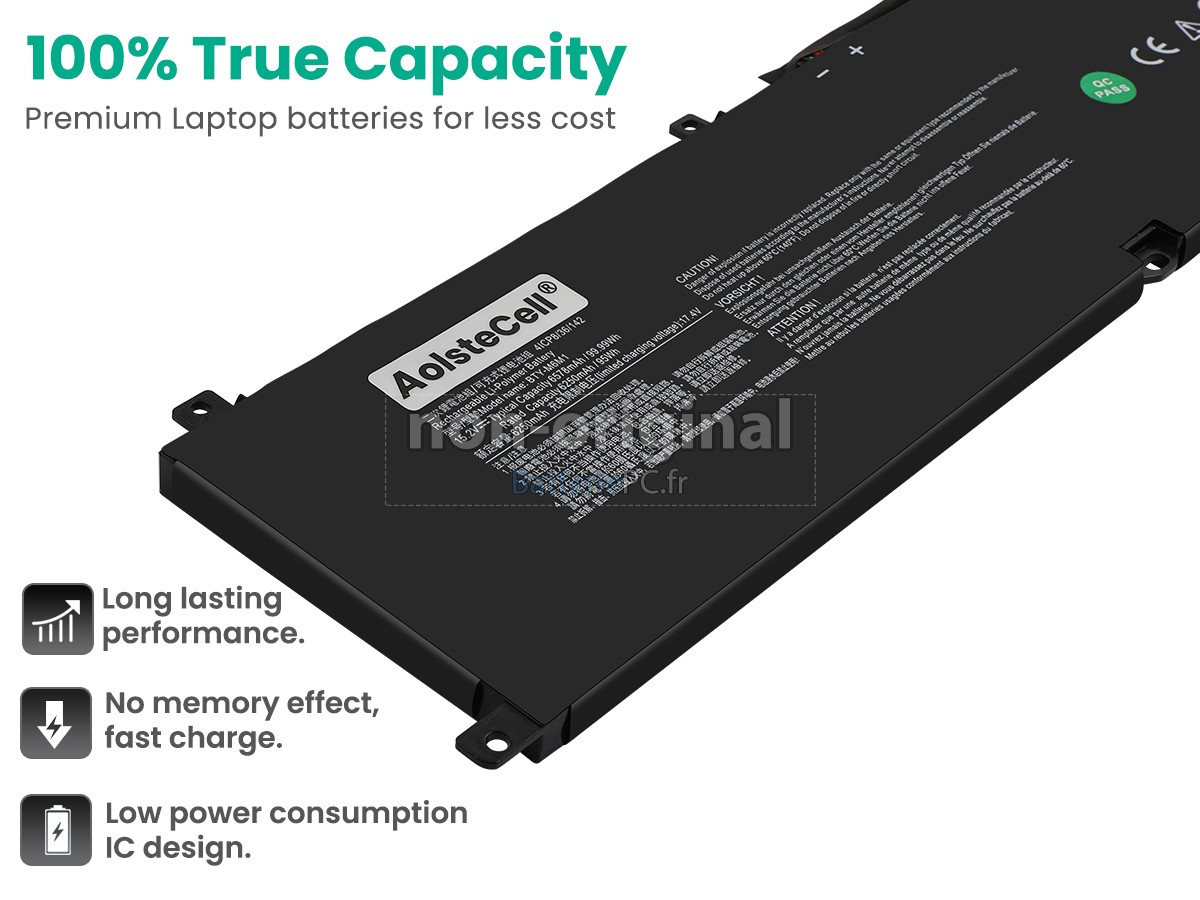 batterie pour MSI STEALTH GS77 12UE-046
