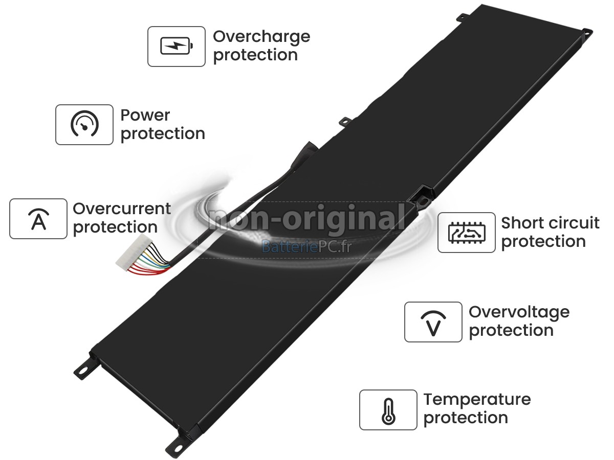 batterie pour MSI STEALTH GS77 12UE-046