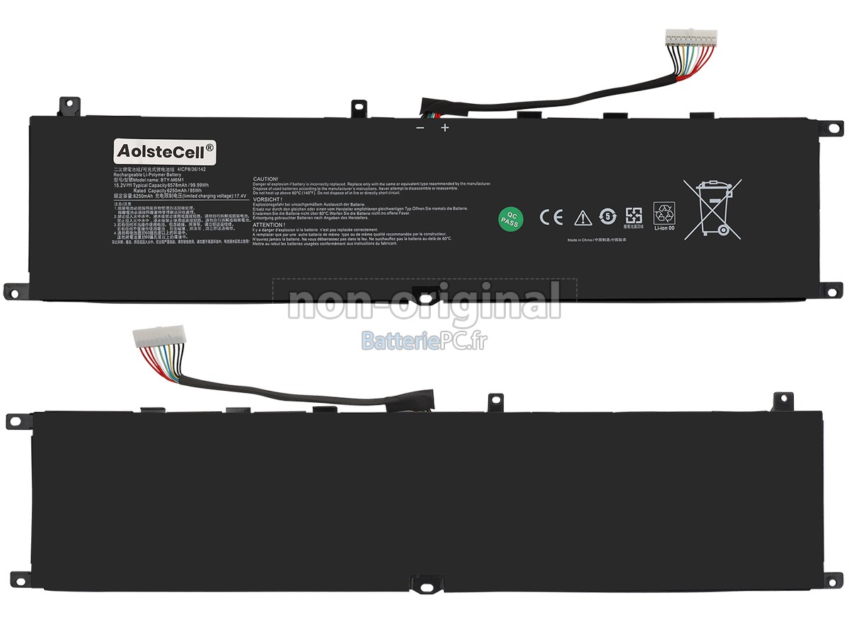 batterie pour MSI STEALTH GS77 12UE-046