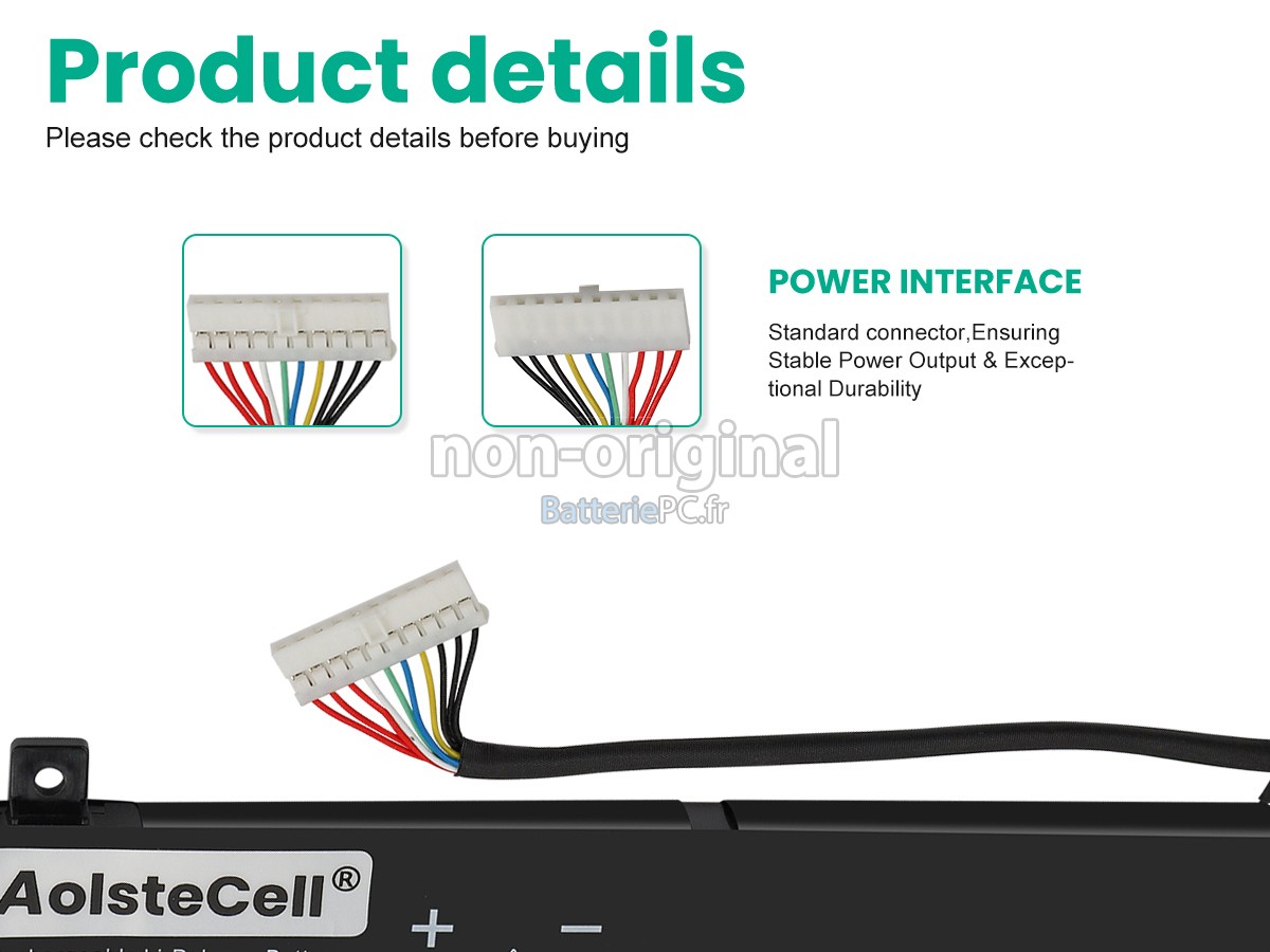 batterie pour MSI STEALTH A16 AI+ A3XWIG-009FR