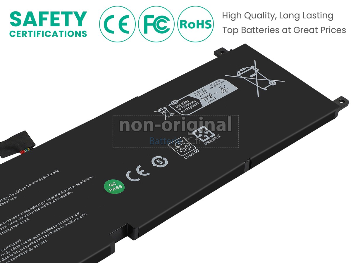 batterie pour MSI STEALTH A16 AI+ A3XWIG-009FR