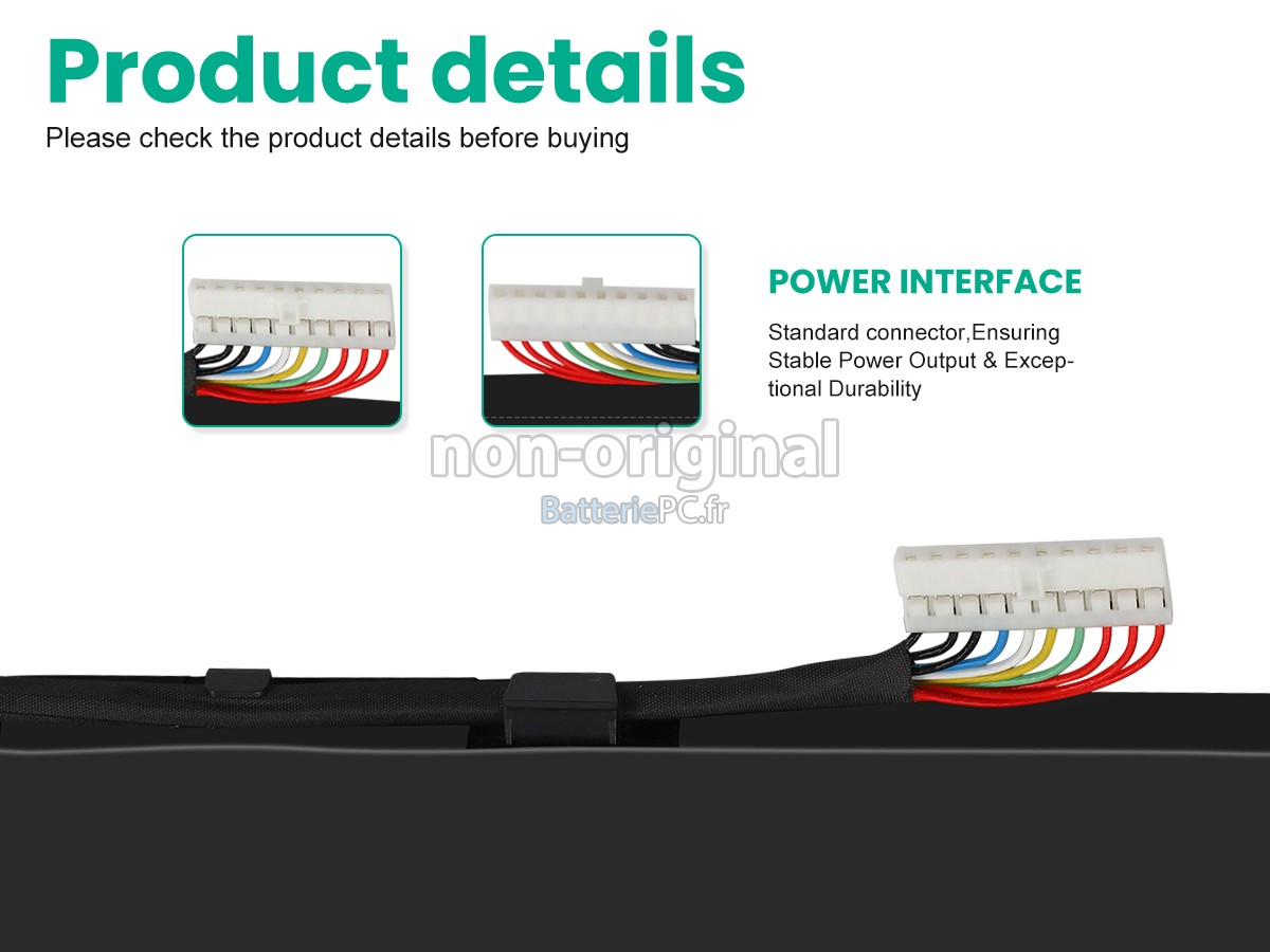 batterie pour MSI RAIDER GE78HX 13VG