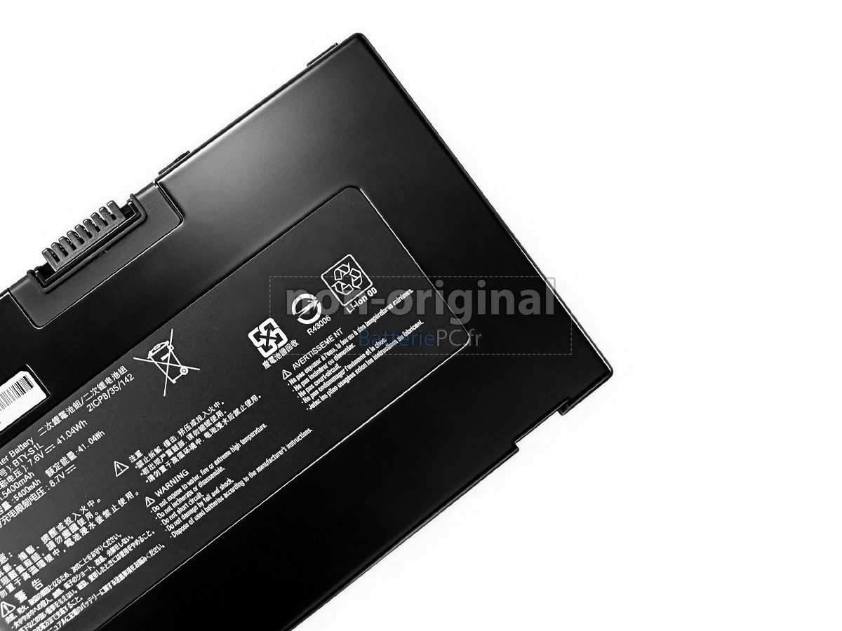 batterie pour MSI BTY-S1L