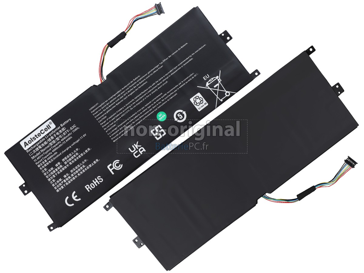 batterie pour MSI PRESTIGE 13 AI EVO A1MG-016US
