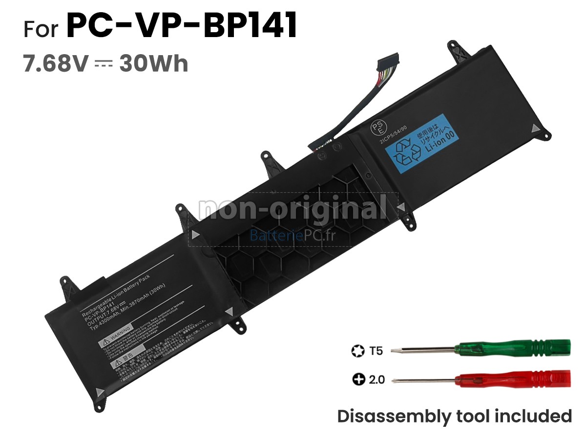 batterie pour NEC PC-VP-BP141(2ICP5/54/90)