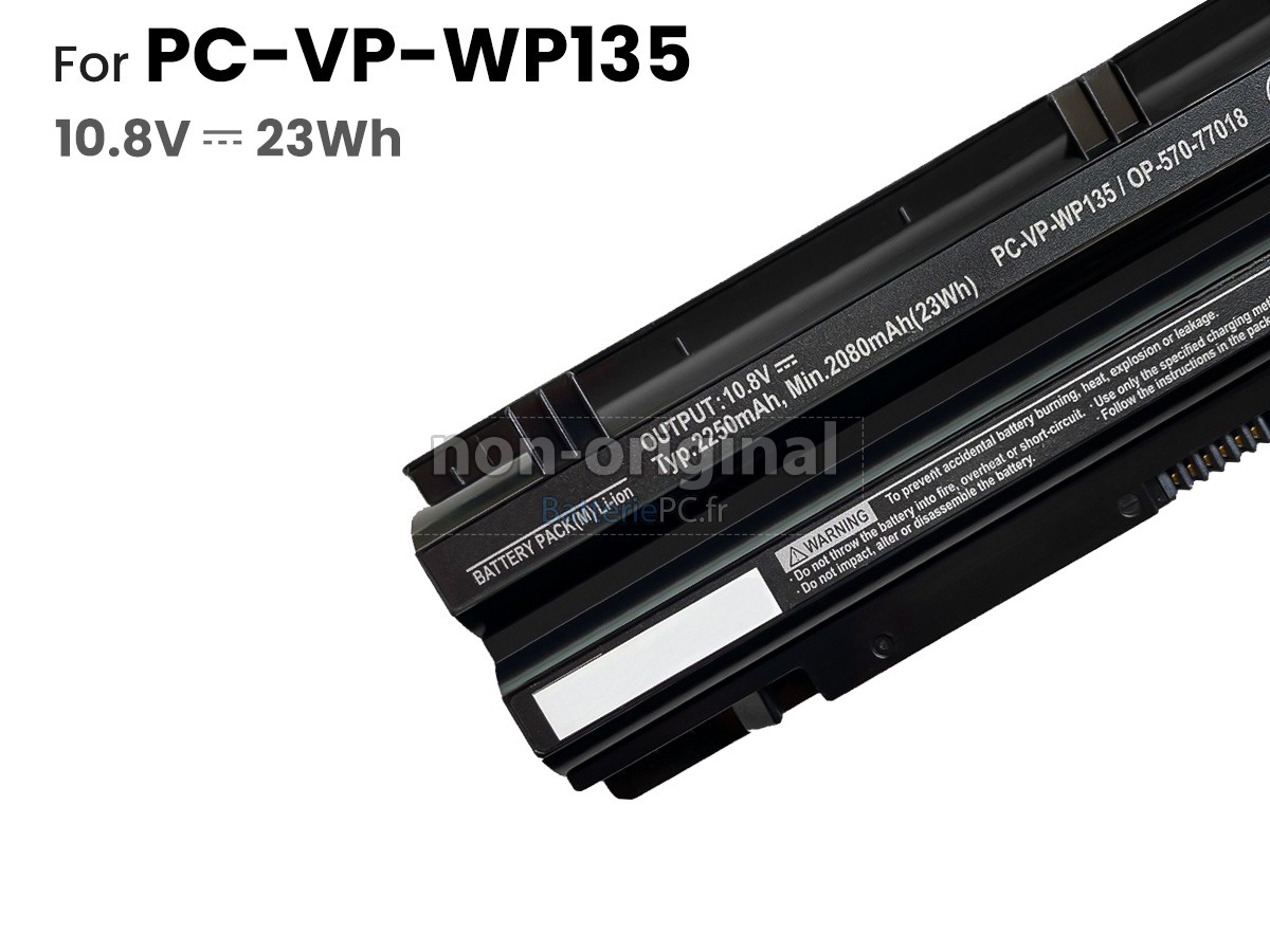 batterie pour NEC PC-VP-WP135