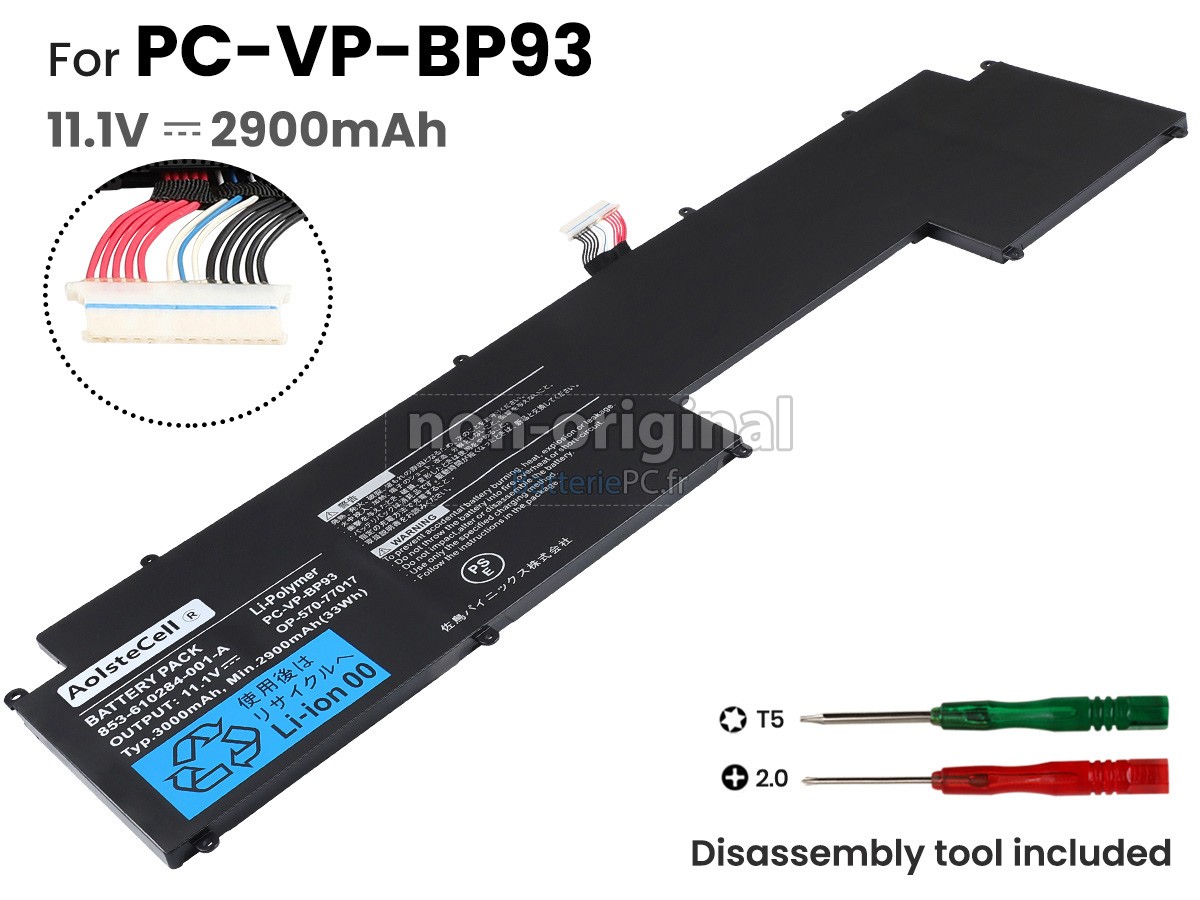 batterie pour NEC PC-LX850JS