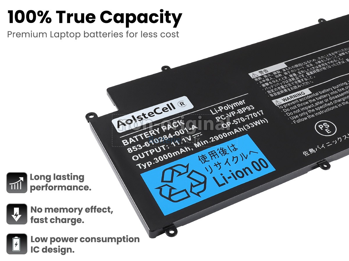 batterie pour NEC PC-LX850JS