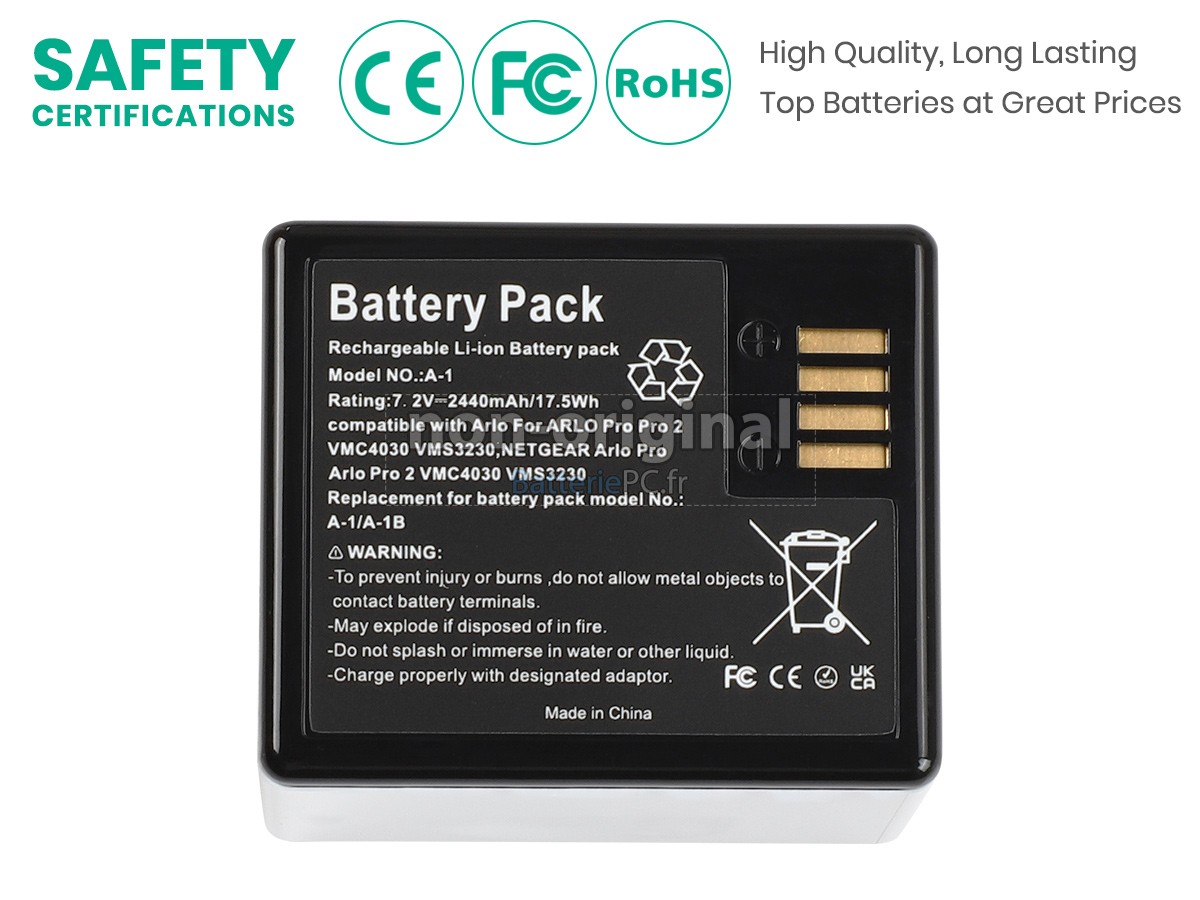 batterie pour Netgear 308-10029-01